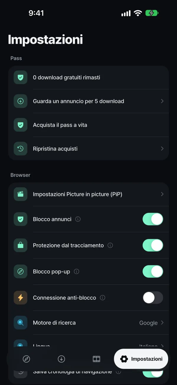 Il controllo è tuo