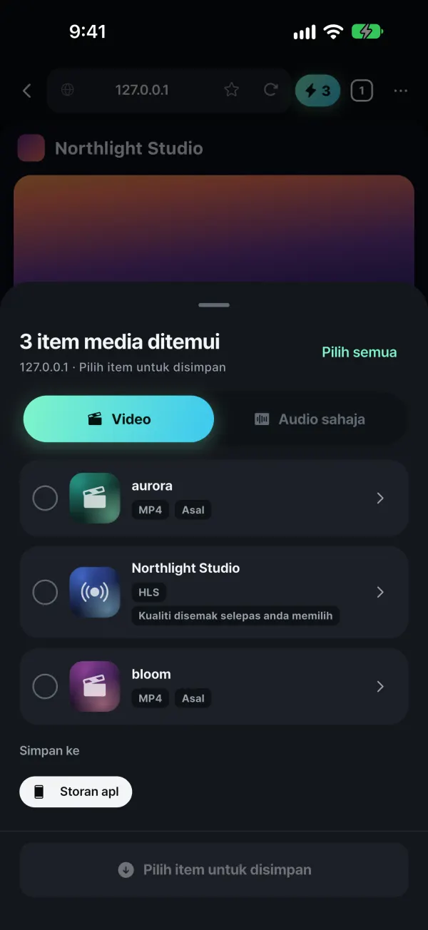 Mengesan media yang dimainkan