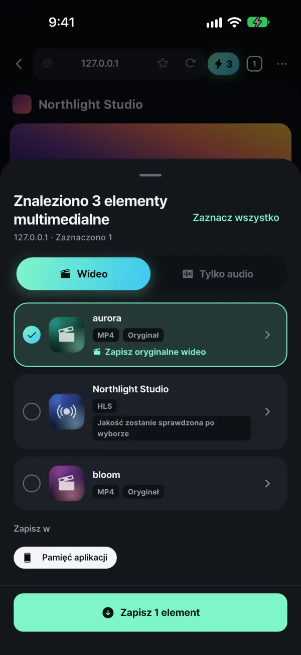 Zapisuj własne multimedia