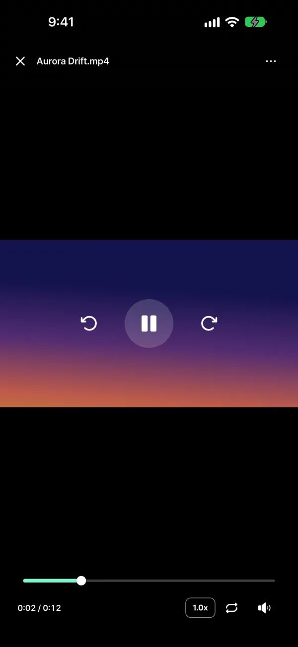 Akıcı dahili oynatıcı